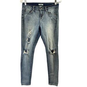 Mudd Women's Distressed Blue Jeans